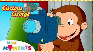 George Makes a Movie 🎬  Curious George  Compilation  Mini Moments [upl. by Bopp328]