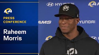 Raheem Morris Talks Lions Offense amp Growth Of Rams Young Defense [upl. by Eeram198]