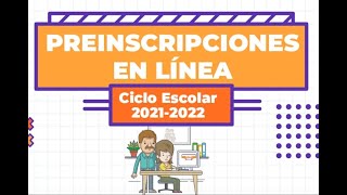 Tutorial preinscripciones en línea 20212022 [upl. by Akirehc]