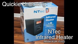 Quickie Unboxing NTec Infrared Heater [upl. by Meir]