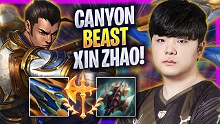 CANYON IS A BEAST WITH XIN ZHAO  GEN Canyon Plays Xin Zhao JUNGLE vs Viego  Season 2024 [upl. by Khalid]