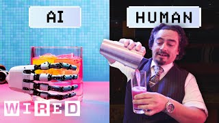 AI Mixologist vs Human Bartender Can You Taste the Difference  WIRED [upl. by Borrell]