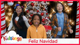 New Feliz Navidad  Kidsongs Christmas Songs for Kids  Canciones navideñas para niños en español [upl. by Nadeau]