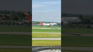 Iberia A350 landing at LHR IBE31ZZ [upl. by Anifled]