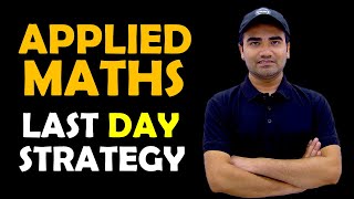 Class 12 Applied Maths Last Day Strategy to Score 8080 in Boards 2024  12th Applied Mathematics [upl. by Coy]