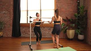 10 Minute athome Barre Workout [upl. by Nicoli]