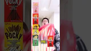 이런 포키가 나올 줄 몰랐을 걸 Super Pocky Challenge shorts [upl. by Rdnaskela]