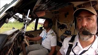 Landing at Bangui FEFF [upl. by Nottnerb]