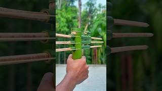 Bamboo Creations With 3 Archer bamboo Diy Slingshots Bambooart [upl. by Ruscher77]