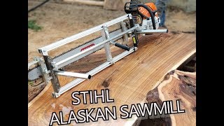 STIHL MS 661 ALASKAN SAWMILL [upl. by Letisha]