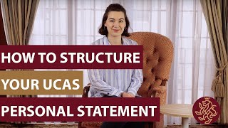 How to structure your UCAS Personal statement  AampJ Education [upl. by Parthena386]