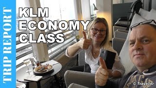 Review KLM  Boeing 737 Economy Class flight from Copenhagen to Amsterdam Schiphol [upl. by Alathia]