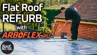 How To Install A Liquid Overlay System On A Flat Roof Arboflex PU [upl. by Aztiram]