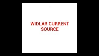 Widlar current source [upl. by Hterag65]