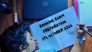 Banking Exam Preparation 5th October 2024 [upl. by Cora]