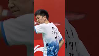 Super backhand net shot from Lei Lan Xi shorts badminton BWF [upl. by Einnej813]