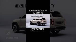 Tamamen elektrikli Ssangyong Torres EVX  635 km menzil  kgmobility ssangyong torresevx [upl. by Lorien]