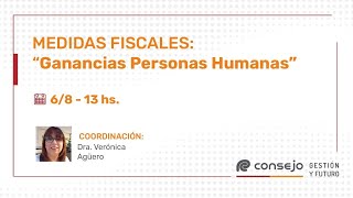 Ref 200PR Medidas Fiscales Ganancias Personas Humanas Repasando la liquidación 2023 [upl. by Ocin760]