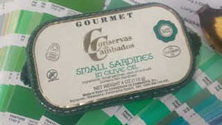 Conservas de Cambados small sardines review [upl. by Sardse]