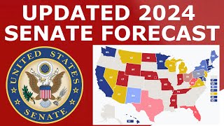 Updated 2024 Senate Map Prediction October 4 2023 [upl. by Bryn]