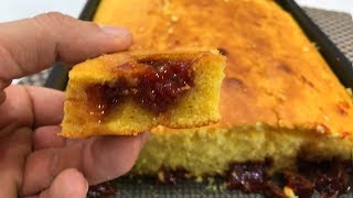 🔥BOLO DE FUBÁ COM GOIABADA SIMPLES E FÁCIL  MANUAL DA COZINHA 378 [upl. by Mcgurn]