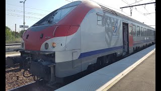 TER BourgogneFrancheComté Mobigo🚅B5uxh  🚋Corail  🚂BB 7200  Paris  GaredeLyon➡️Montereau [upl. by Kahlil]