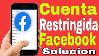 👉quotCUENTA RESTRINGIDA FACEBOOK SOLUCION quot2024COMO QUITAR MI CUENTA RESTRINGIDA DE FACEBOOK [upl. by Artcele]