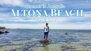 Altona Beach  Summer in Australia  Melbourne beach [upl. by Bencion]