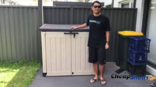 Chunnan Showed Us His Shed Keter Store It Out Max Review [upl. by Ocin]