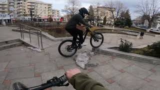 Urban downhill in Campina  Long Stairs [upl. by Hayden216]