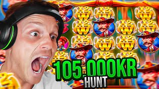 ÅBNER 105000KR HUNT  KÆMPE HIT PÅ WILD WEST DUELS [upl. by Tnilf]