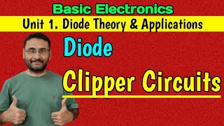 Clipper Circuits  Diode  Diode theory amp applications Basics Electronics [upl. by Nicolette]