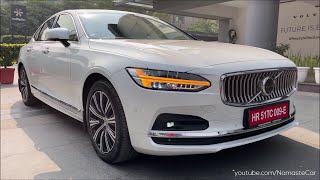 Volvo S90 B5 Inscription 2022 ₹66 lakh  Reallife review [upl. by Nilyram]