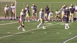 Defensive Highlights Aigles de lamitié vs Sommet Mont Laurier Juvenil 2023 linebacker 38 Blanc [upl. by Eiclehc]