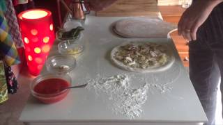 Neapolitan style pizza cooked in a BlackStone Patio Oven [upl. by Niarda]