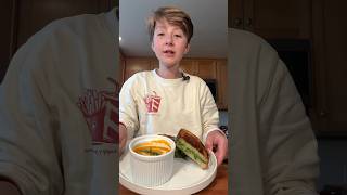 Pesto Grilled Cheese amp Tomato Soup shorts [upl. by Ecikram577]