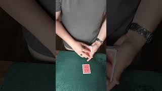 THE TWO CARD TRICK cardmagic sleightofhand cardtricks cardshark [upl. by Naitsabas]