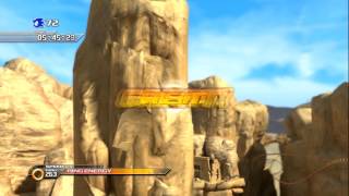 Sonic Unleashed Arid Sands Act12 Speed Run 14140 [upl. by Wendalyn]