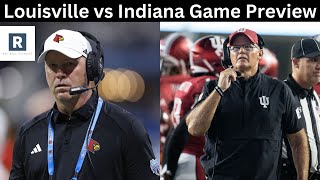 Louisville vs Indiana Game Preview  College Football Game Predictions [upl. by Aicre]