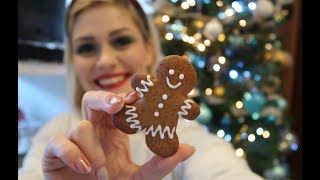 Biscotti di pan di zenzero RICETTA FACILE senza planetaria  AlicelikeAudrey [upl. by Oirasec]