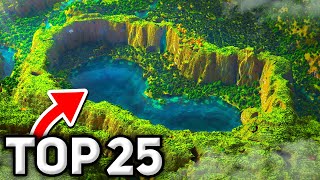 TOP 25 BEST NEW SEEDS For BUILDING In MINECRAFT 121 Bedrock amp Java [upl. by Boarer94]