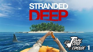 Stranded Deep Lost In Paradise episode 1 [upl. by Ahsam]