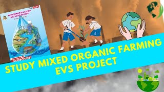 STUDY MIXED ORGANIC FARMING Full EVS Project in HD Maharashtra Board evs project [upl. by Manus644]