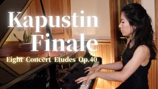 Kapustin Concert Etude No8 Finale Op40カプースチン フィナーレ 8つの演奏会用エチュード 作品40 より [upl. by Cowen]