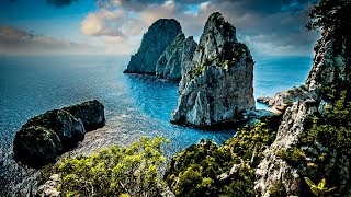 ✔ Beautiful Isle of CAPRI Italy WALK  POV Ocean Shops Cafes Historic Buildings [upl. by Etnohc693]