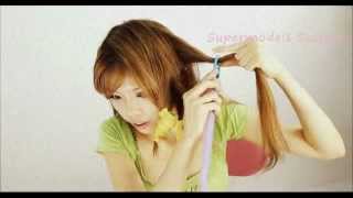 Easy Heatless Curls tutorial with magic hair curlers Standard or small curls size [upl. by Naot]