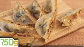 Recette de Raviolis chinois grillés à la poêle  750g [upl. by Polash]