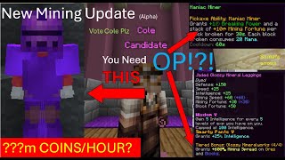 NEW Abilities are INSANE  Hypixel Skyblock Mining Update [upl. by Dugas516]