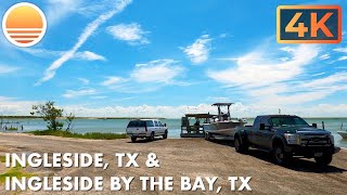 🇺🇸 4K60 Ingleside Texas and Ingleside on the Bay Texas 🚘 Drive with me by the beach [upl. by Silverman411]