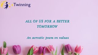 An Acrostic Poem On Values [upl. by Animor116]